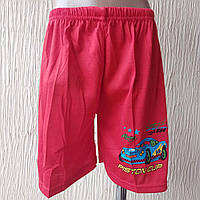 Шорти дитячі червоні з машинкою