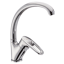 Змішувач для кухні HAIBA OPUS 777 латунь хром (HB0337) картридж/гайка