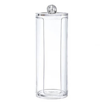 Контейнер органайзер для ватних дисків з виїмкою високий циліндр, 1 шт