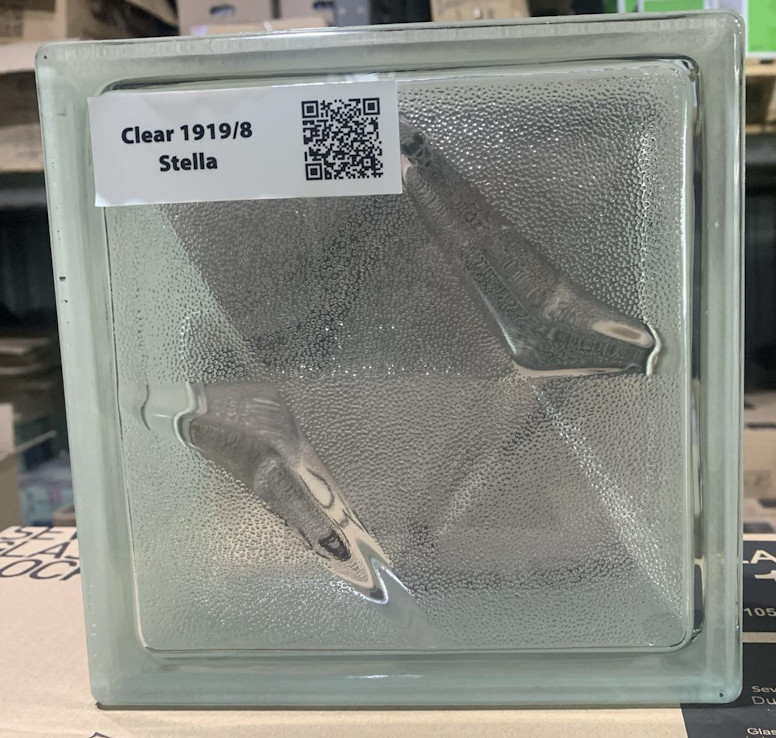Склоблок  Clear Stella безкольоровий 190х190х80 мм