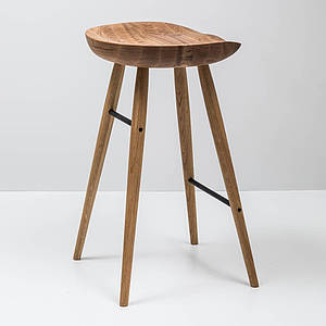 Барний стілець табурет Skat дерев `яний в стилі лофт барні стільці стільчики для барної стійки кухні кафе ресторану 750 мм