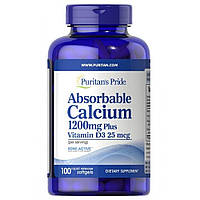 Absorbable Calcium 1200 mg Plus vitamin D3 2,5 mg - 100 Softgels
