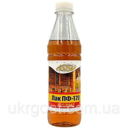 Лак алкідний ПФ-170 глянсовий Блеск 0,37 кг, фото 1