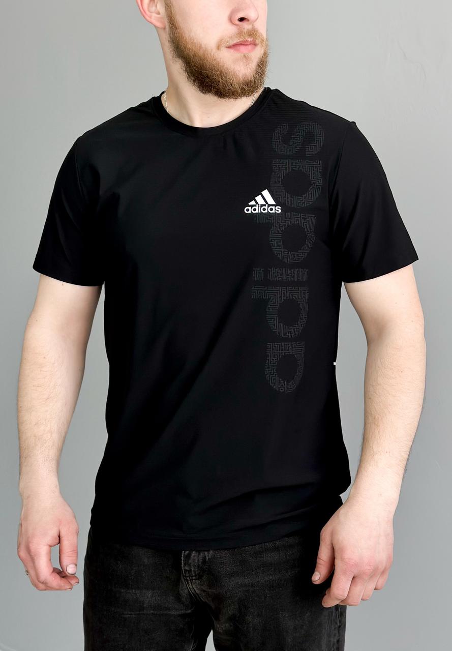 Чоловіча футболка Adidas спортивна футболка Адідас чорна
