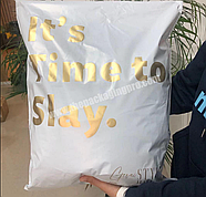 Бандерольний білий кур'єрський пакет А2 60х40 см Пакет без кишені з клейовим клапаном, фото 4