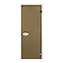 Двері для сауни PAL 80*190 см матова бронза 8 мм, фото 4