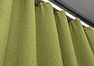 Однотонна тканина "Льон мішковина". Висота 2,8 м. Колір оливковий. 106ш, фото 4