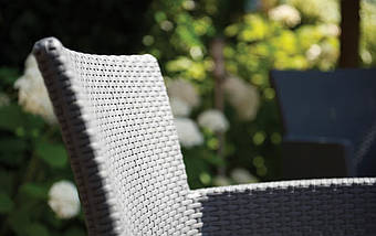 Комплект садових меблів Keter Rosario balcony set, графіт - прохолодний сірий, фото 4