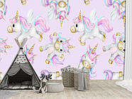 Самоклеючі плівка Oracal, декор для дитячої кімнати "Сором'язливі єдиноріжки", фото 5