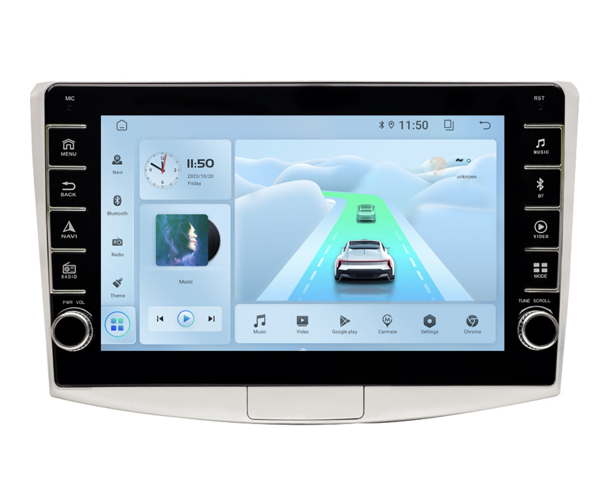Магнітола для Volkswagen Passat B6, B7, CC 2010-2015 Android 2/32 ГБ з кнопками | CarPlay, Bluetooth, камера