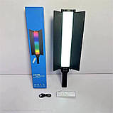 Лампа відеосвітло LED LS-188 RGB Stick Lamp зі шторками, фото 10