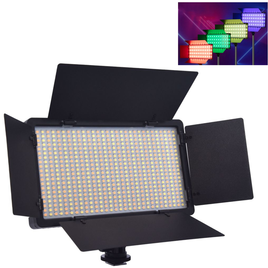 Професійний RGB-відеосвітло Varicolor PRO LED U600+ RGB (3200-5600 K) з мережевим адаптером, фото 1