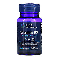 Вітамін D Vitamin D3 125 mcg (5000 IU) - 60 softgels