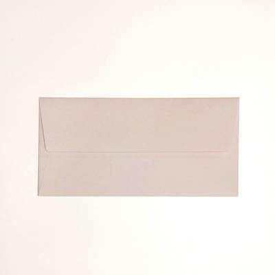 Конверт 220x110 мм, колір нюд (nude), КОМПЛЕКТ 10 шт.