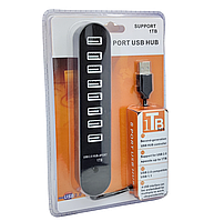USB HUB на 8 портів USB 2.0, активний (у блістері)