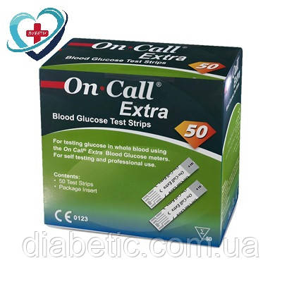 Тест смужки On-Call Extra (Він Кол Екстра) - 50 шт.