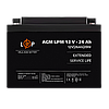Акумулятор AGM LPM 12V - 26 Ah під болт М5, фото 4