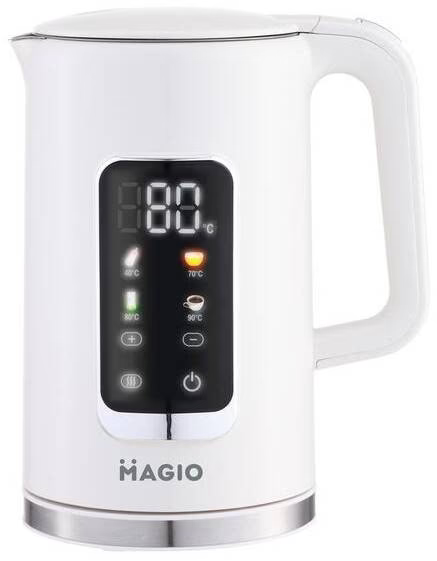 Електрочайник-термос (MG-510) 1,7 л, 1850Вт, Нержавіюча сталь, MAGIO, Арт.63034