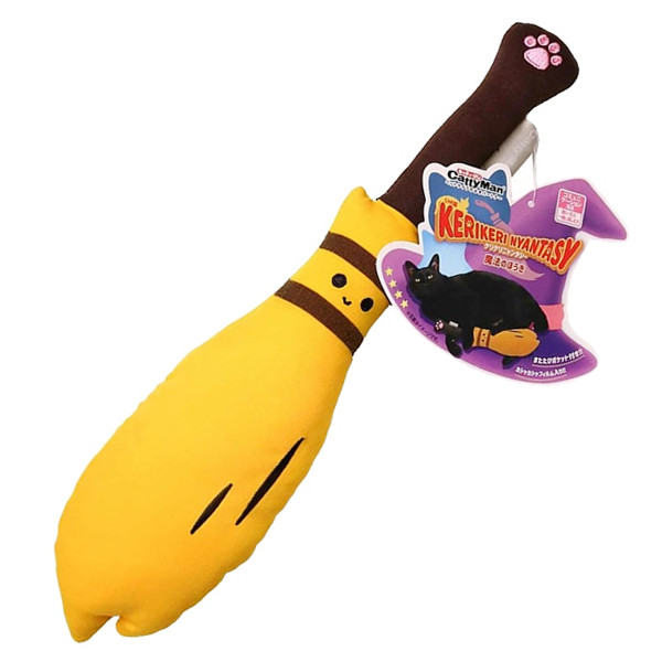 Мітла шурхотлива CattyMan Kick Toy Broom іграшка для котів