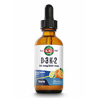 Вітамін D3+D2 D3 K2 DropIns 125mcg 2 oz Citrus