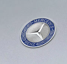Емблема Mercedes Benz (Мерседес) 57 мм Синя, фото 4