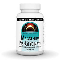Магній у таблетках для нервової системи Magnesium Bis-Glycinate 60 tabs