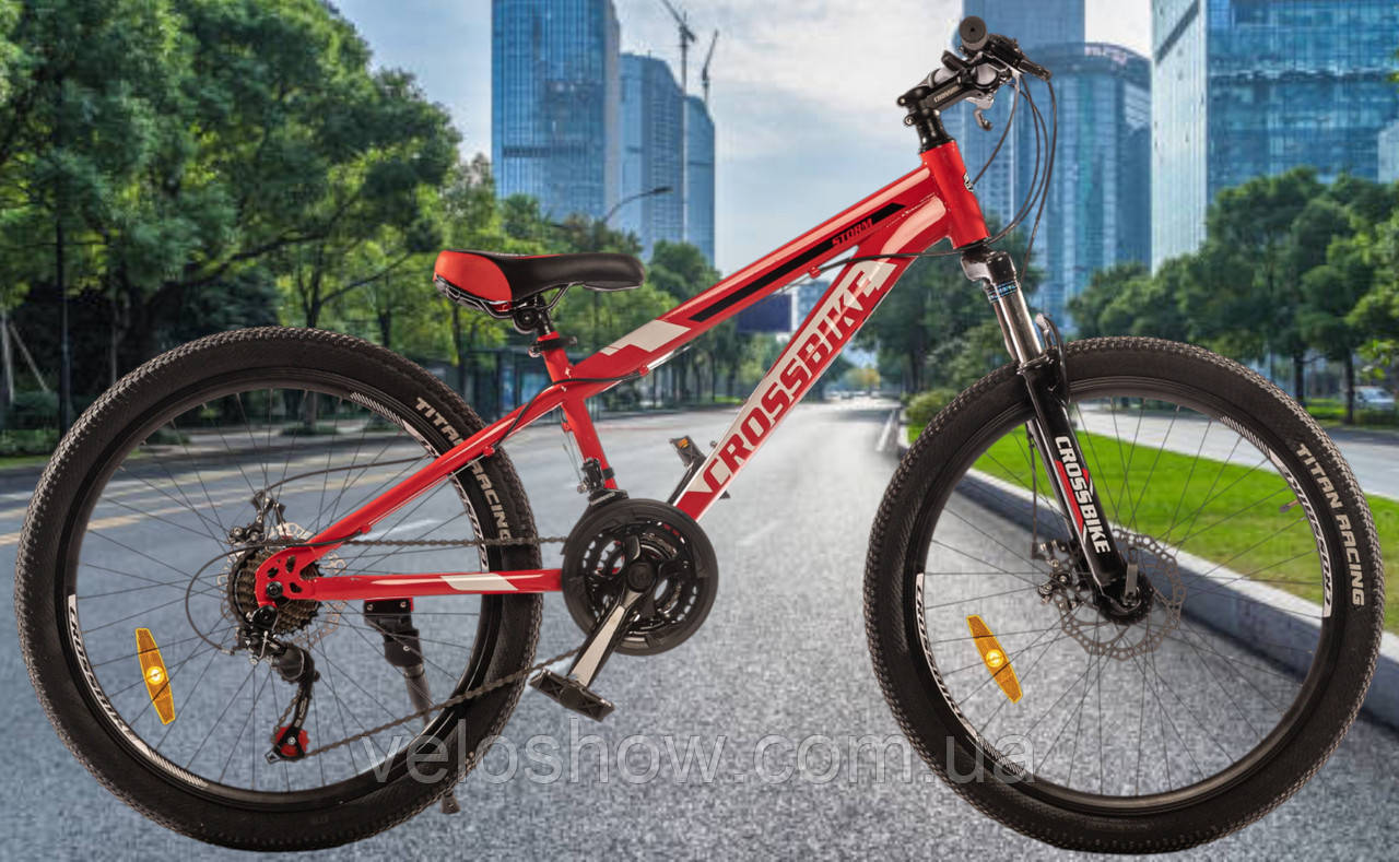 Гірський сталевий 26 Storm Crossbike підлітковий велосипед