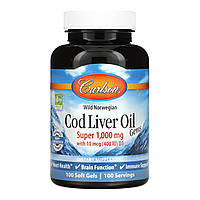 Cod Liver Oil Super 1000mg - 100 softgels