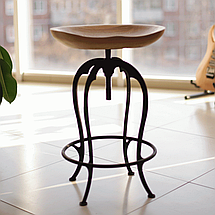 Барний стілець табурет Loft дерев `яний в стилі лофт барні стільці високі стільчики для барної стійки кухні кафе 820 мм, фото 2