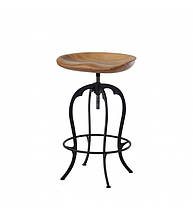 Барний стілець табурет Loft дерев `яний в стилі лофт барні стільці високі стільчики для барної стійки кухні кафе 820 мм, фото 4