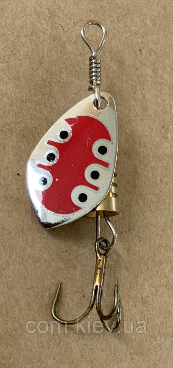 Блешня оберталка (вертушка) з серцевиною Fishing Lure 4 г / 55 мм, фото 1