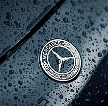 Емблема Mercedes Benz (Мерседес) 57 мм Синя, фото 6