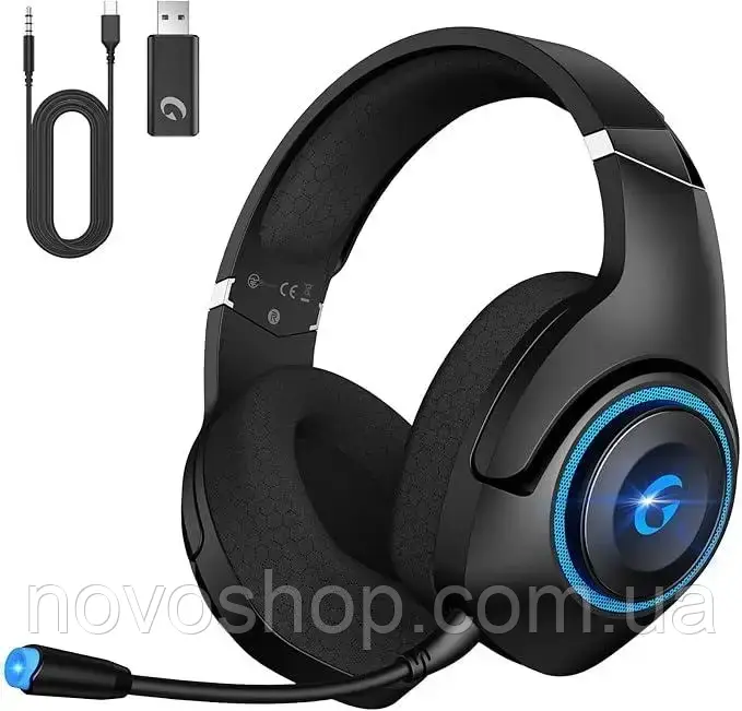 Бездротова ігрова гарнітура Gaming Headset Captain 400 зі знімним мікрофоном і шумозаглушенням