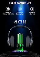 Бездротова ігрова гарнітура Gaming Headset Captain 400 зі знімним мікрофоном і шумозаглушенням, фото 5
