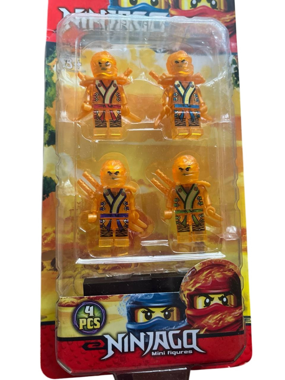 Набір фігурок герої Ninja (4 персонажі) 0230E-1, фото 1