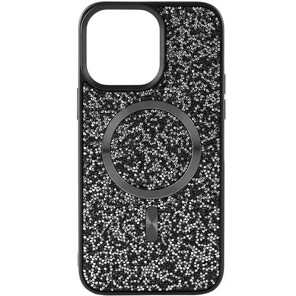 Чохол накладка Swarovski Case with MagSafe для Apple iPhone 16 Pro Black (Чорний), фото 1