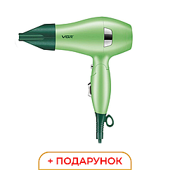Фен для волосся VGR з іонізацією 2 режими роботи 1000 Вт складна ручка Lugi