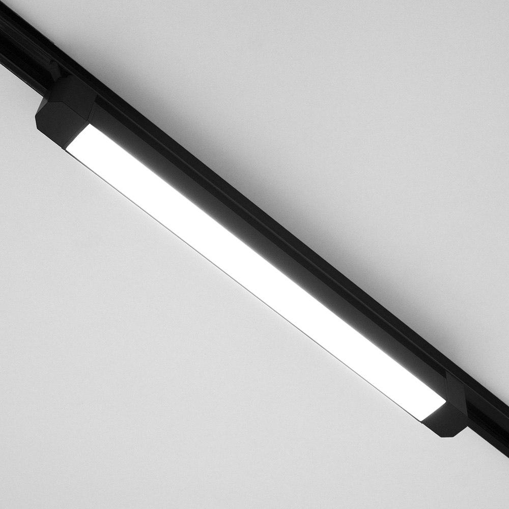 Світильник LED трековий Luminaria LMT 30W BLACK 4200K 2400Lm 220V IP20  487x33x55мм, фото 1