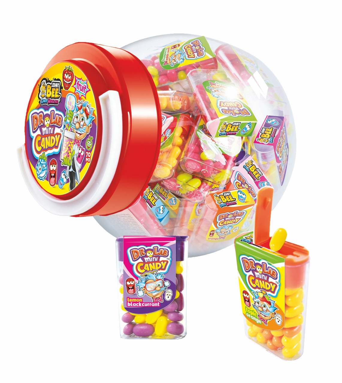 Драже DR LAB MINI CANDY 70 шт/дисп TM Johny Bee