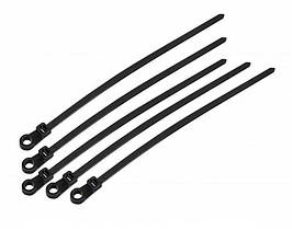 Хомут ХОК 2.5х100 М2.5 з кільцем чорний Ny95505423