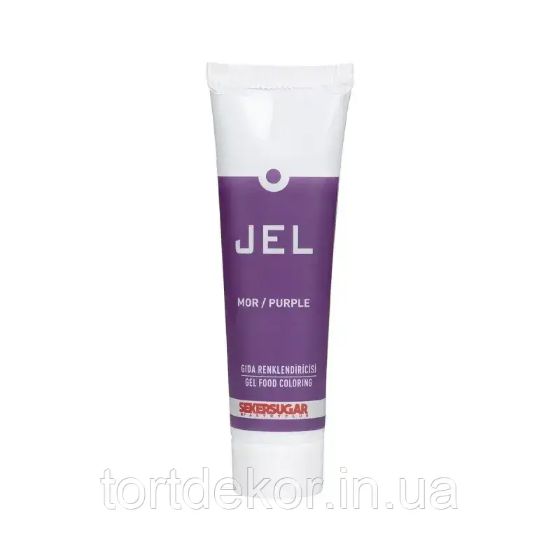 Гелевий барвник Sekersugar Фіолетовий 100г, фото 1