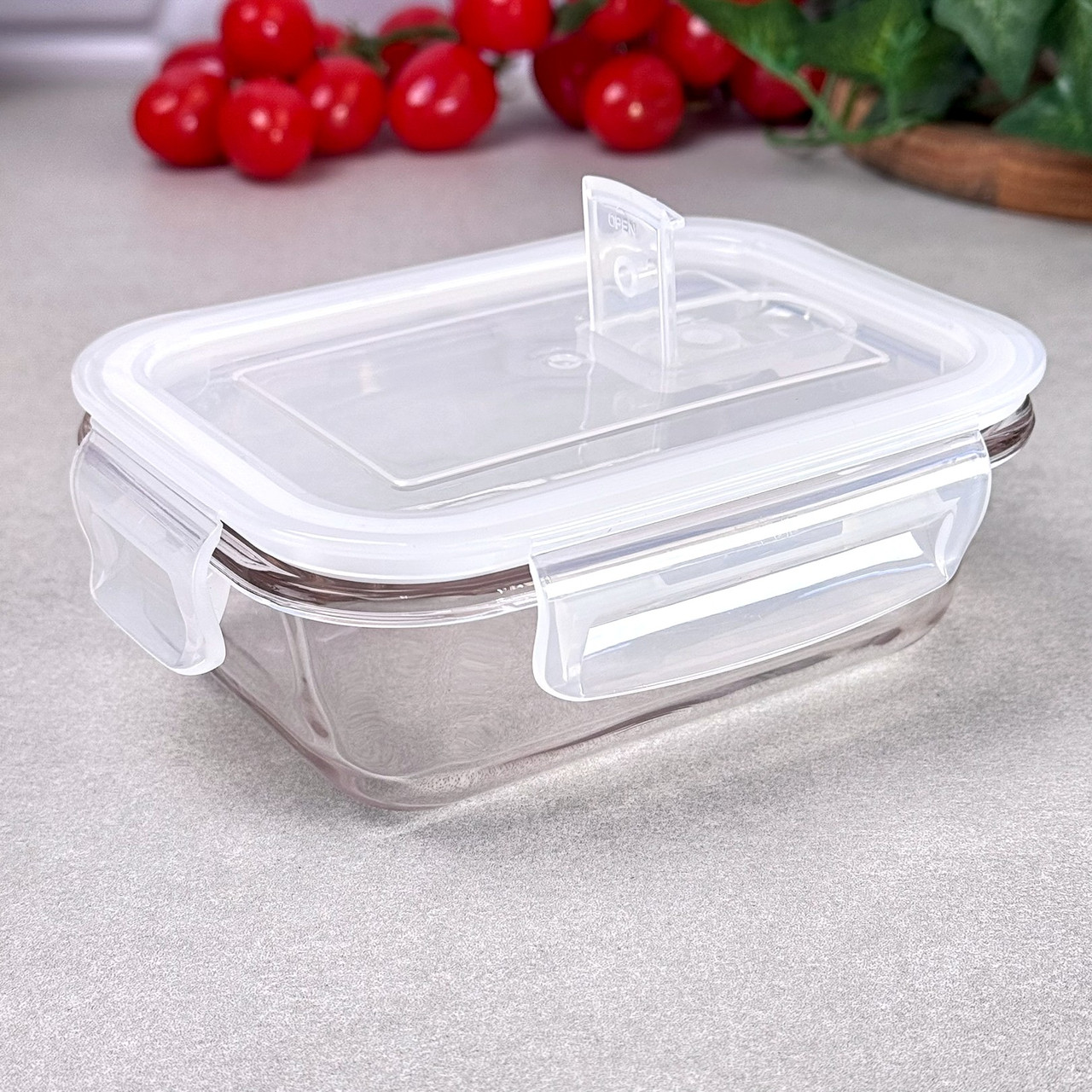 Судок для зберігання прямокутний із кришкою 620 мл