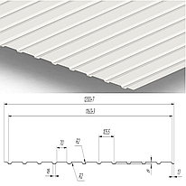 Профнастил С-10 0.4 мм Ral 9003 поліестер (білий)