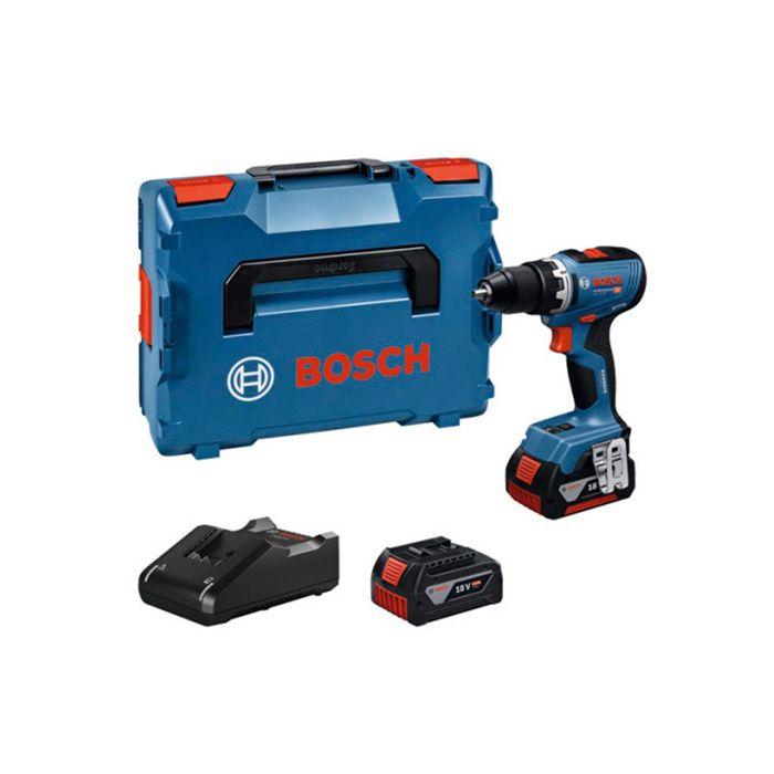 Акумуляторний дриль-шурупокрут Bosch GSR 18V-65 Professional, 2 акб GBA 18V 5.0Ah та з/п GAL 18V-40, у кейсі, фото 1