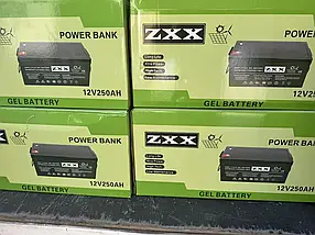 Гелевий акумулятор ZXX 12 V 250 Ah