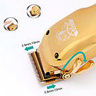 Акумуляторна машинка для стрижки волосся + 4 насадки, USB, VGR V-678 / Професійна машинка-триммер для волосся, фото 6