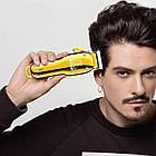 Акумуляторна машинка для стрижки волосся + 4 насадки, USB, VGR V-678 / Професійна машинка-триммер для волосся, фото 2