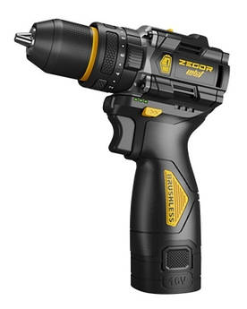 Ударний дриль-шуруповерт 60 Нм ZEGOR CDPP-16BLH потужний акумуляторний шуруповерт