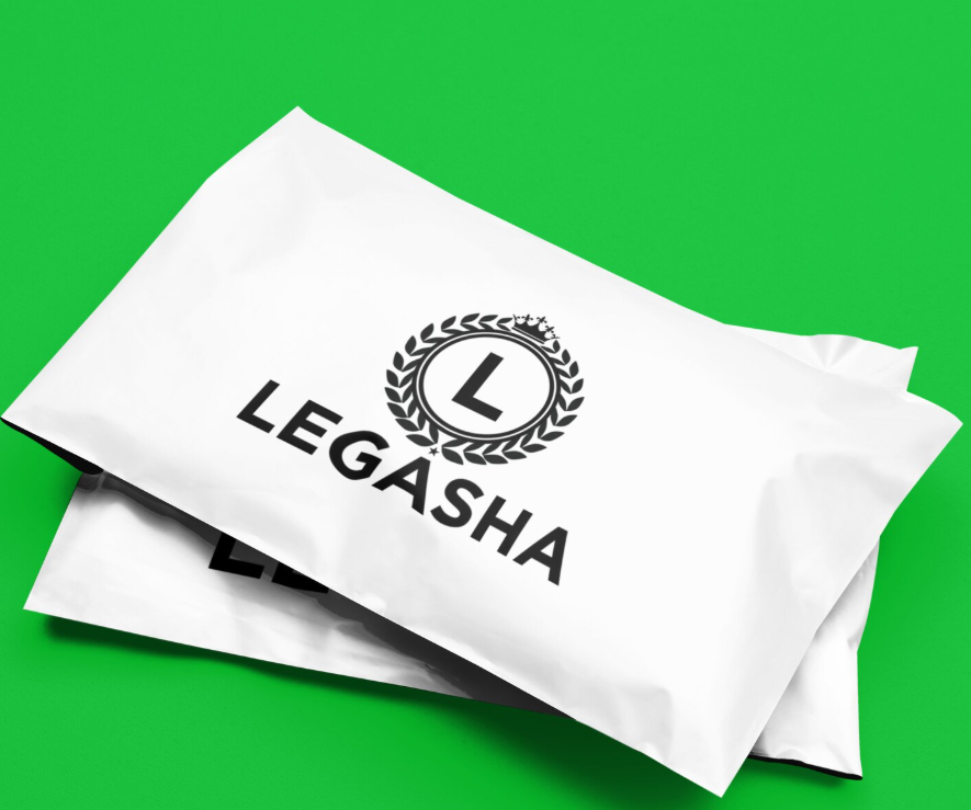 Кур'єрські поліетиленові пакети А6 білі 12.5х19 см Бандерольний пакет з логотипом, фото 1