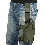 Кобура універсальна стегнова для післолета, Колір: Olive, фото 2